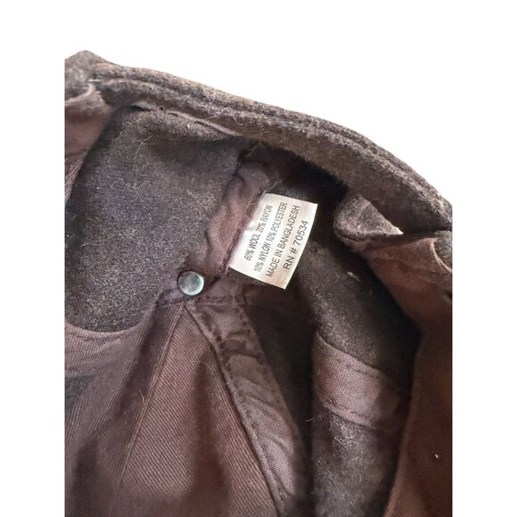 ORVIS Signature Collection Brown Fly Fishing Lure Embroidered Wool Blend Basebal - Picture 6 of 8